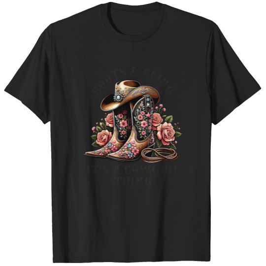 Discover Cowgirls Kids Cowboyss Boots And Bling Its A Cowgirlss Thing T-Shirts