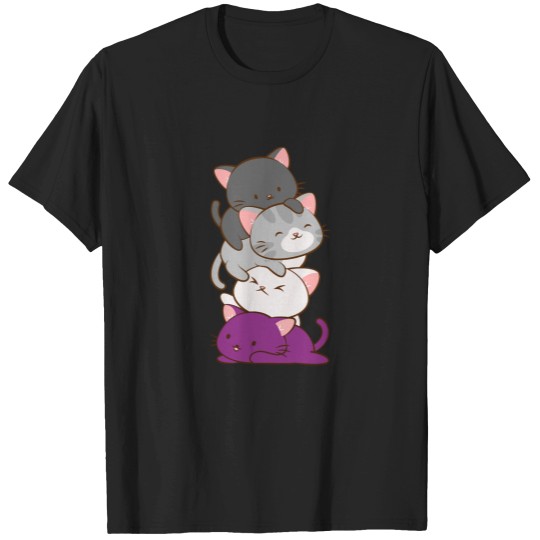 Discover ACEss Pride Kawaii Cats LGBTQ Asexual T-Shirts