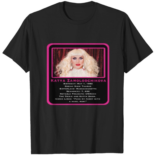 Discover Katya Trading Card T-Shirts
