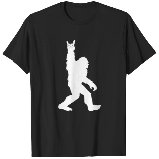 Discover Funny bigfootss Rock and Roll for Sasquatch Believers T-Shirts