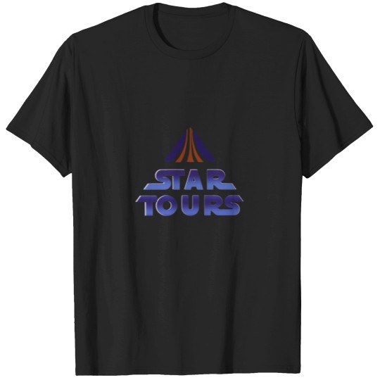 Discover STAR TOURS Monitorscreen logo T-Shirts