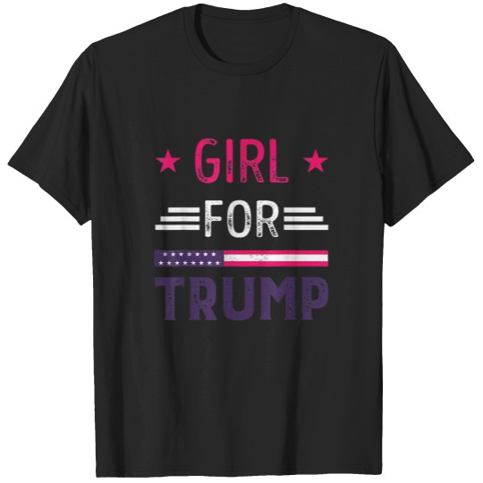 Discover Girl For Trump Shirt Donald Trump Supporter 2020 Shirt Logo cheapss Tee Logo T-Shirts