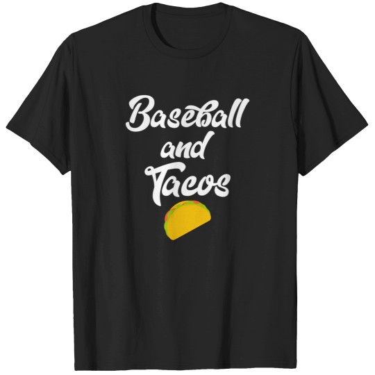 Discover Cute Baseball And Tacos Base Ball Players T-Shirts