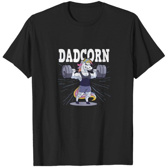 Discover Dadcorn Daddy Unicorn Grandpa Uncle Fathers Day T-Shirts