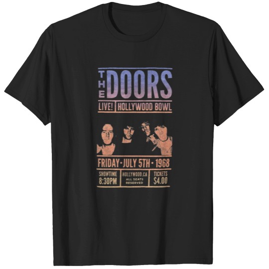 Discover The Doors Logo Tour Concert T-Shirts