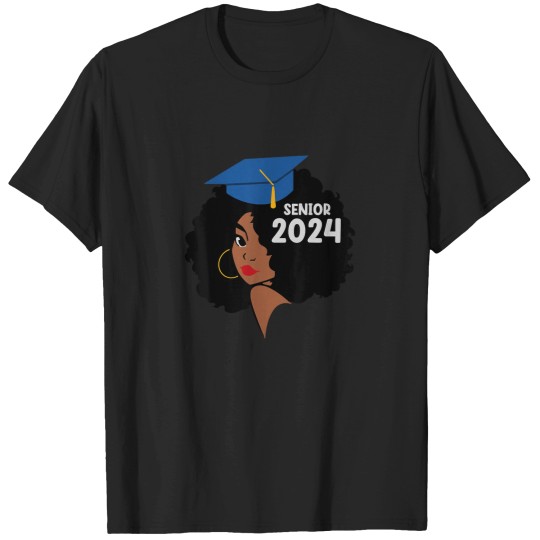 Discover Seniors 24 Class of 2024 Graduation 24 Black Wom T-Shirts