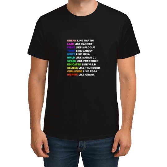 Discover Dream Like Martin Lead Like Harriet Women Black History Gift T-Shirts