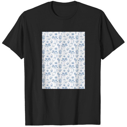 Discover Mojave Desert -Vintage Toile de Jouy Style Graphic T-Shirts
