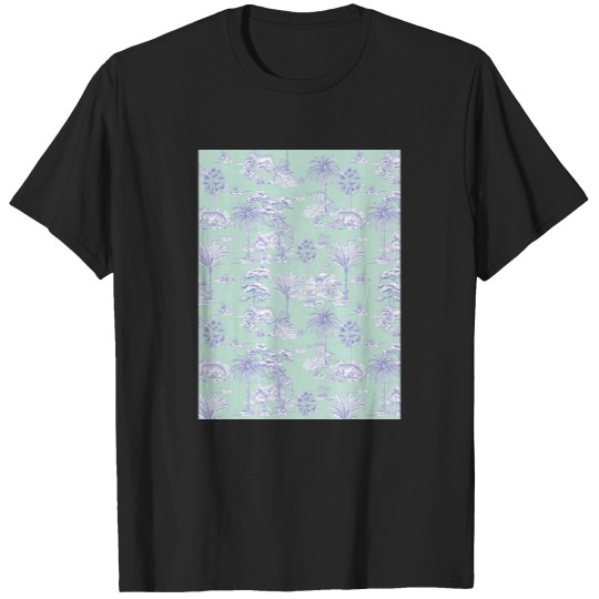 Discover safari toile de jouy Graphic T-Shirts