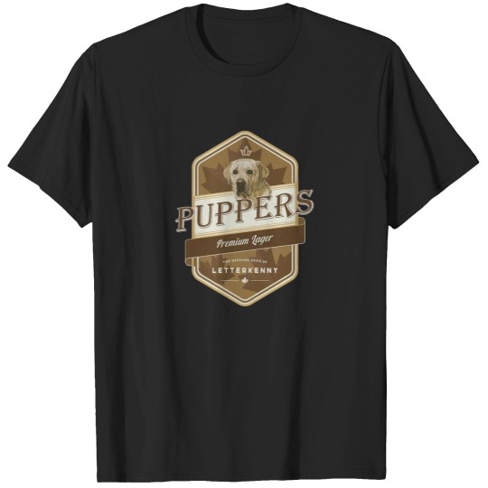 Discover puppers beer T Shirts
