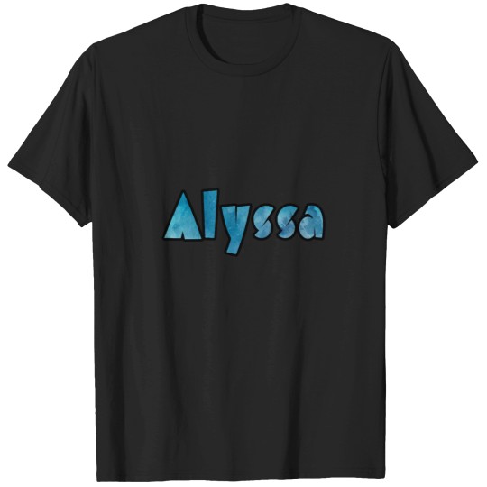 Discover Alyssa Blue Watercolor T-Shirts