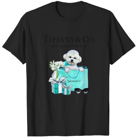 Discover Breakfast at Tiffany's Puppy, Cute Puppy Dog T-Shirts