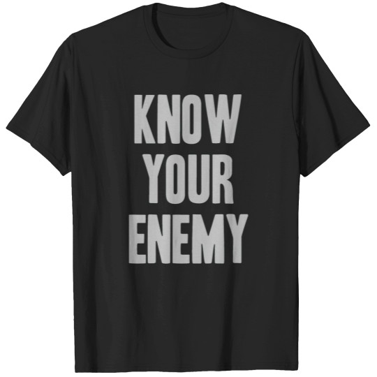 Discover Know Your Enemy, silver Active T-Shirts