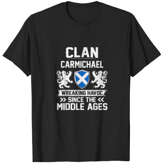 Discover Clan Carmichael Scottish Family Clan Scotland wr T-Shirts