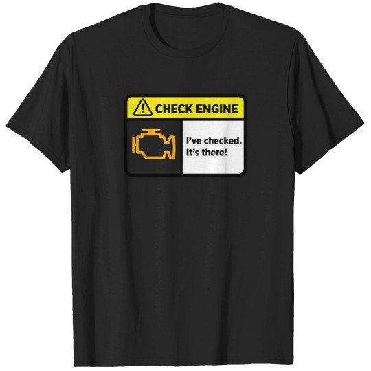Discover Check Engine Light T-Shirts