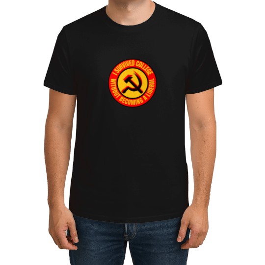 Discover I Survived College Without Becoming A Liberal 2Nd Version 5435 T-Shirts
