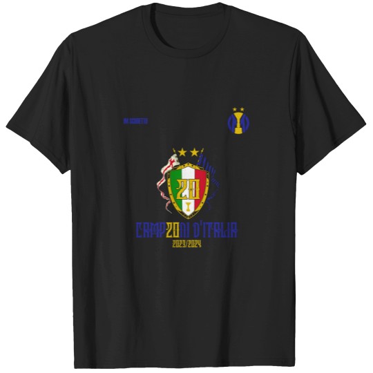 Discover Campioni D'Italia 2324 Inter Milanchampions Of Italy - Im Scudetto Serie A Inter Milan 2 Stars T-Shirts