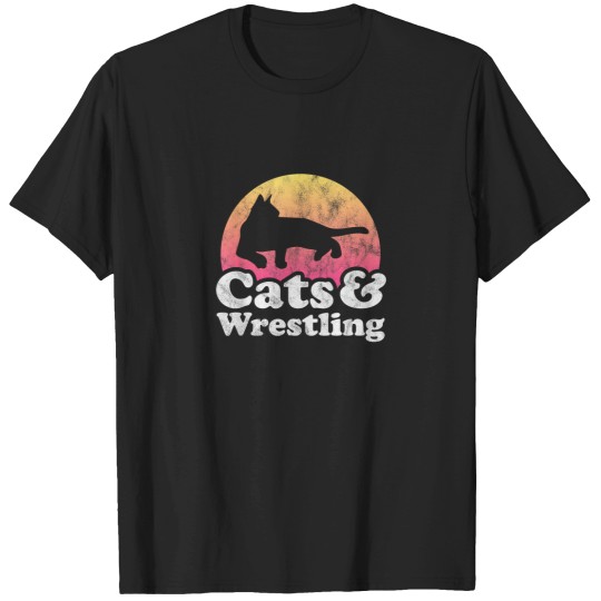 Discover Cats and Wrestling Men's or Women's Cat and Wrestler T-Shirts
