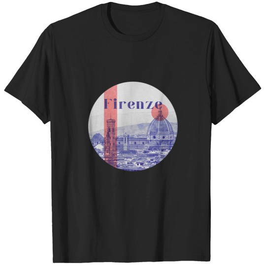 Discover Firenze italia duomo sketch T-Shirts