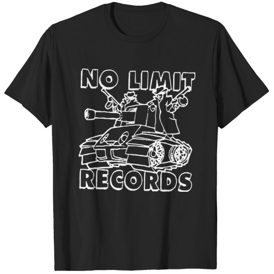 Discover No Limit Records White Logo T-Shirts