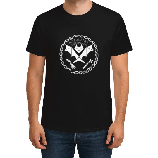 Discover Alternative Tentacles Records Logo White T-Shirts