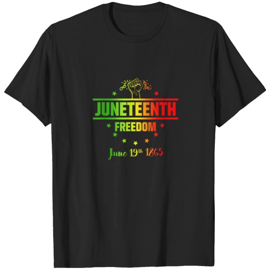 Discover Juneteenth Freedom American African Black Histor T-Shirts