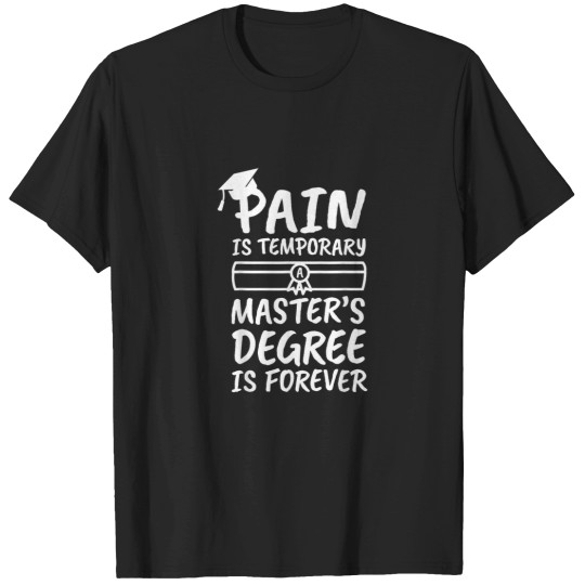 Discover Masters Graduation Gift Shirt Masters Degree Gif T-Shirts