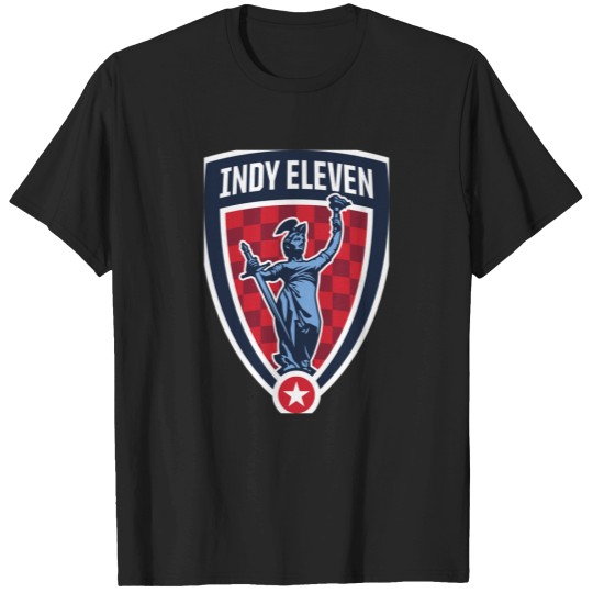 Discover Indy Eleven Star Logo1 T-Shirts