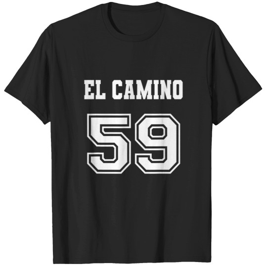 Discover Jersey Style El Camino Old School Muscle Car Pickup Truck T-Shirts