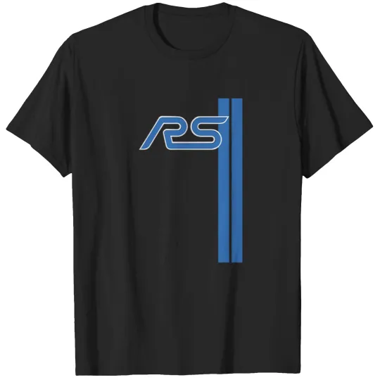 Discover Focus Rs Nitrous Blue RS Ralley Sport Stripes T-Shirts