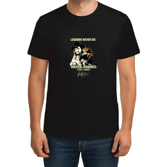 Discover Waylon Jennings Legend Never Die T-Shirts