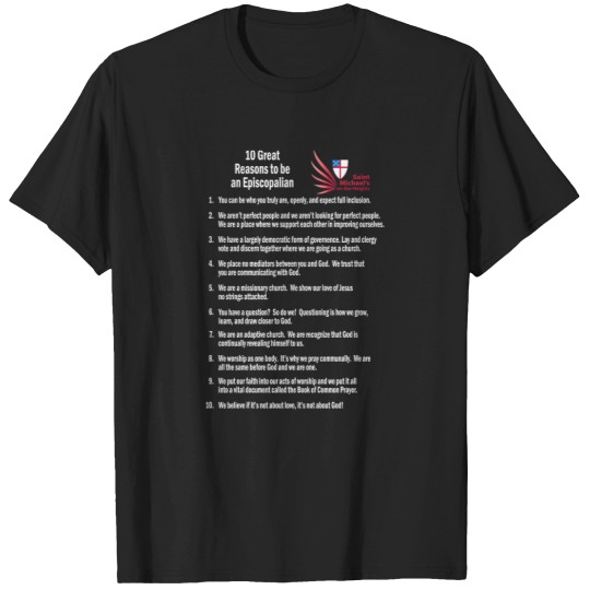 Discover 10 great reasons to be an episcopalian for dark s T-Shirts