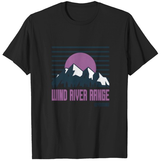 Discover Wind River Range Mountains Wyoming Hiking Outdoors T-Shirts