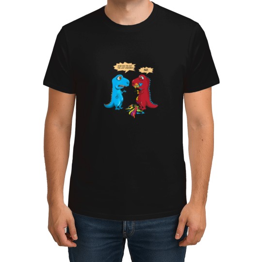 Discover Did you eat the last unicorn Last unicorn dino T-Shirts