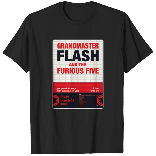 Discover Grandmaster Flash Classic Series 6 T-Shirts