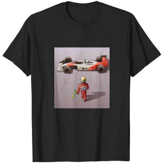 Discover Ayrton Senna Illustration  Ayrton Senna Illustration T-Shirts