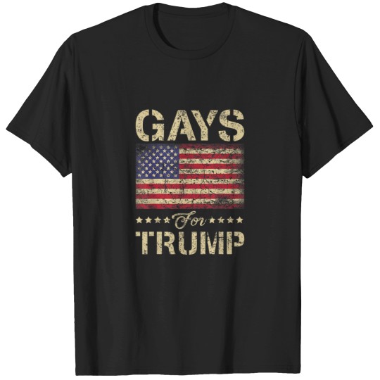 Discover Gays For Trump Stars and Stripes American Flag T-Shirts