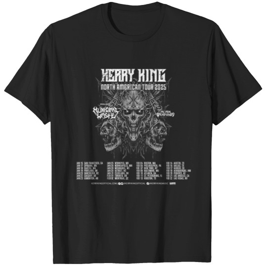 Discover Kerry King North American Tour 2025 T-Shirts