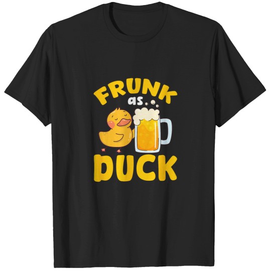 Discover Frunk As Duck Beer Duckling Drinking Party T-Shirts