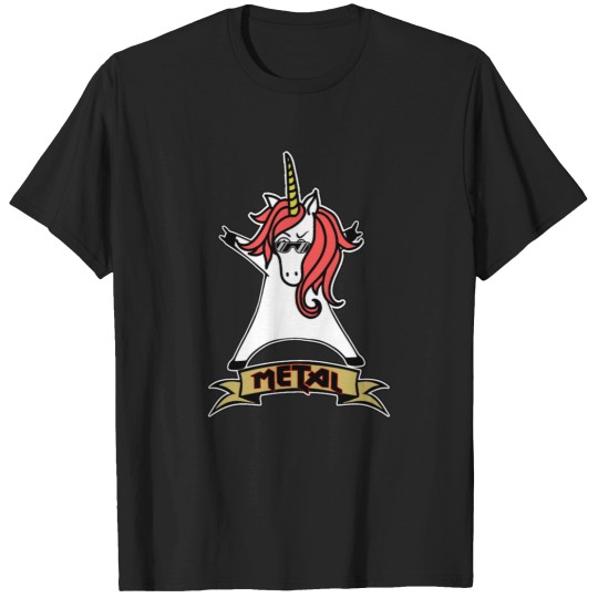 Discover Metal Unicorn - Unicorn - Metal - Music T-Shirts