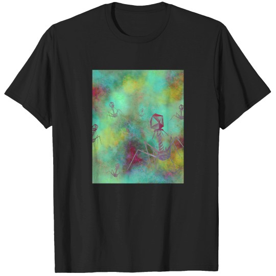 Discover Bacteriophage Invasion T-Shirts