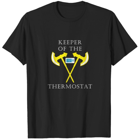 Discover Keeper of the Thermostat Police Funny Dad Father T-Shirts