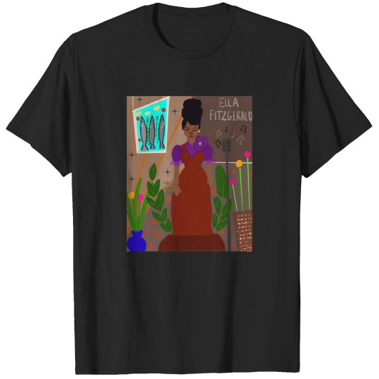 Discover Women In Jazz Series Featuring Ella Fitzgerald 1 T-Shirts