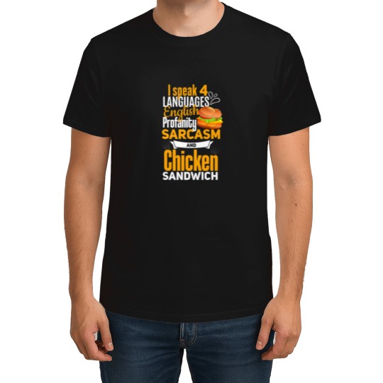 Discover Chicken Lover Sandwich   Joke Chicken Burger Lover T-Shirts