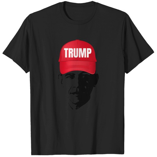 Discover Funny Barack Obama In Trump Hat 1460 T-Shirts