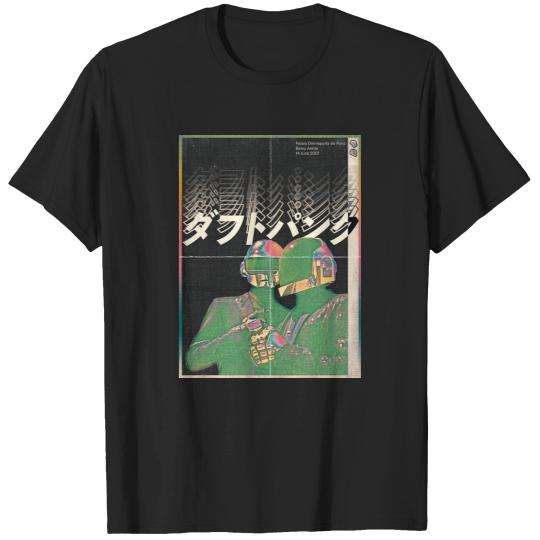 Discover Neon Daft Punk Japanese Style T-Shirts