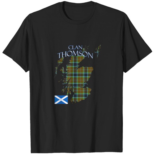 Discover Thompson Scottish Clan Tartan Scotland T-Shirts