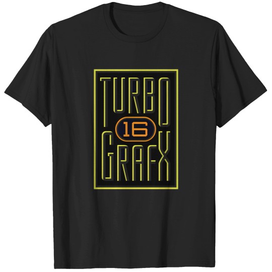 Discover Turbografx 16 Logo T-Shirts
