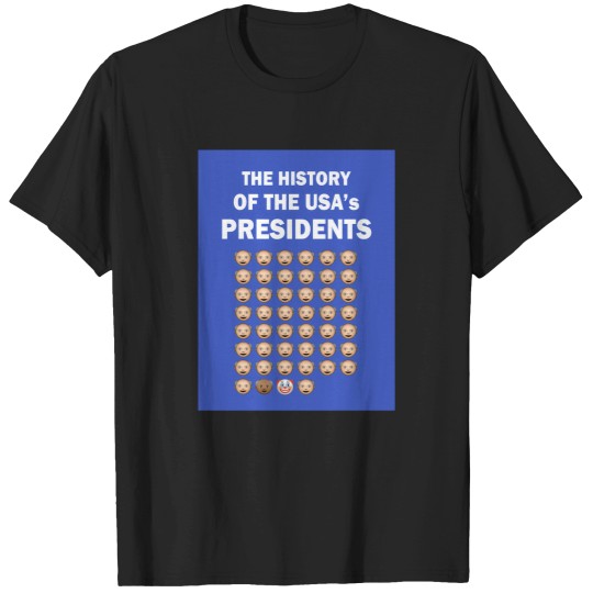 Discover The History Of The Usa Presidents Emoji Style Updated With Biden 858 T-Shirts