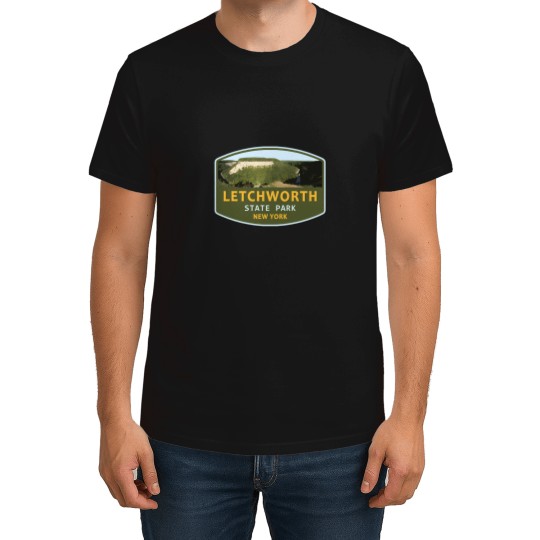 Discover Letchworth State Park Oval Logo T-Shirts